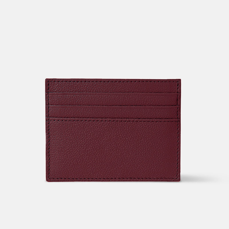 Tarjetero Tom (6 Tarjetas) - Burgundy
