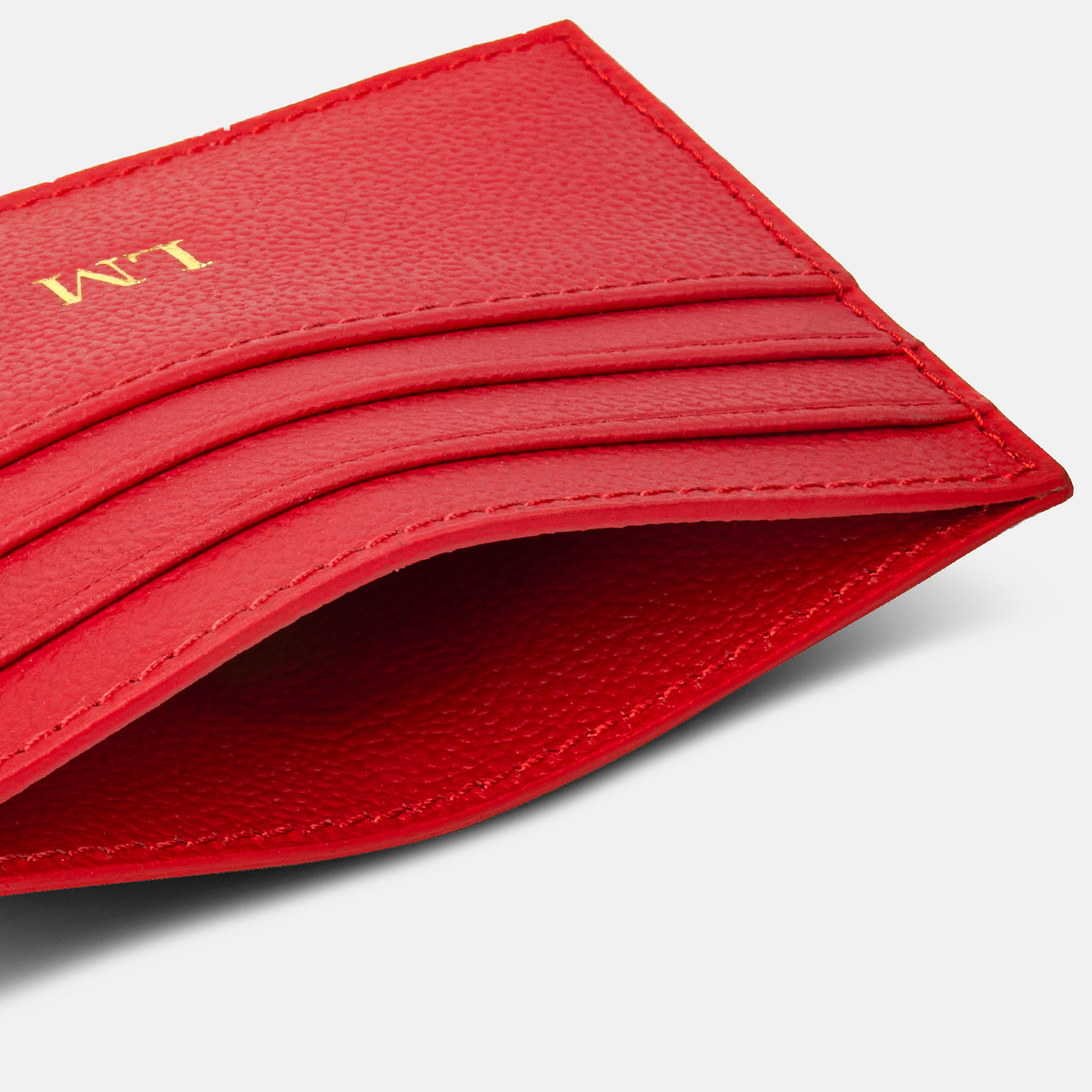 Tarjeteros De Cuero Tarjetero De Cuero Rojo Ciruela Con 24 Ranuras