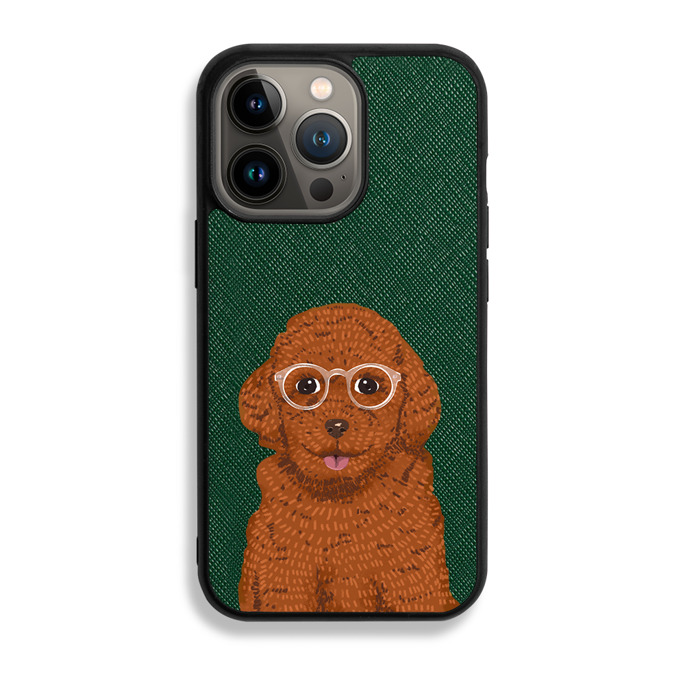 Poodle Toy - iPhone 13 Pro - Forest Green