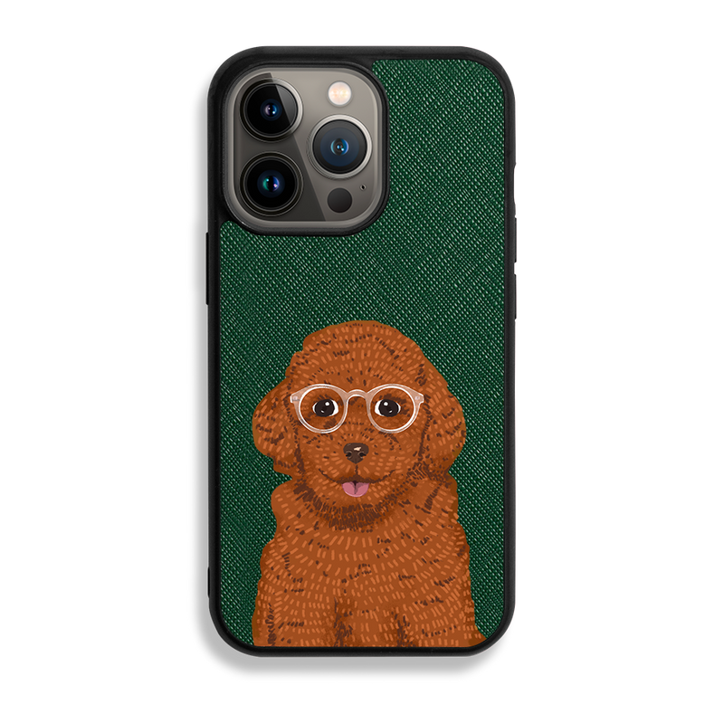 Poodle Toy - iPhone 13 Pro - Forest Green