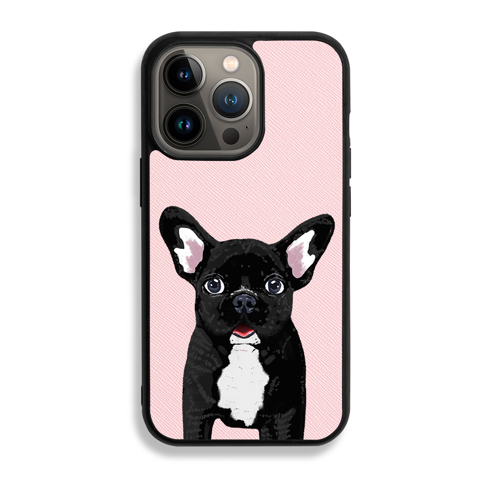 French Bulldog - iPhone 13 Pro - Forbidden Pink