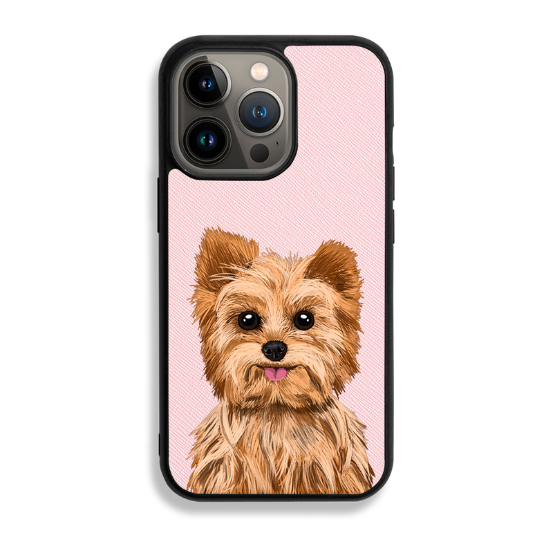 Yorkshire Terrier - iPhone 13 Pro - Forbidden Pink