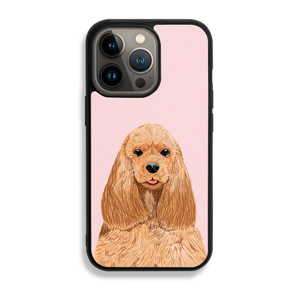 Cocker Spaniel - iPhone 13 Pro - Forbidden Pink