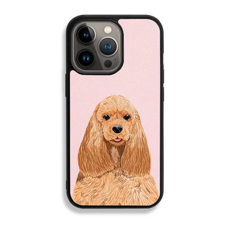 Cocker Spaniel - iPhone 13 Pro - Forbidden Pink
