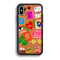Wanna Travel? by Please Enjoy This - iPhone X/XS - Tobacco Brown