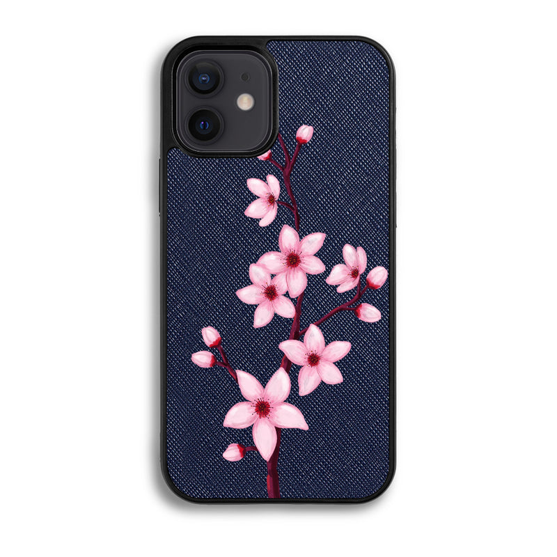 Pink Orchid - iPhone 12 Mini - Navy Blue