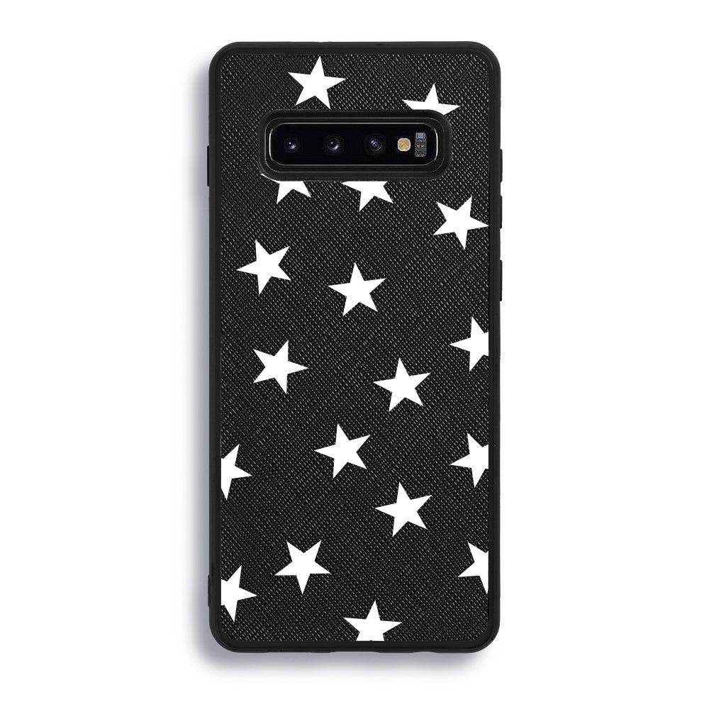 Estrellas Blancas - Samsung S10 - Black Caviar