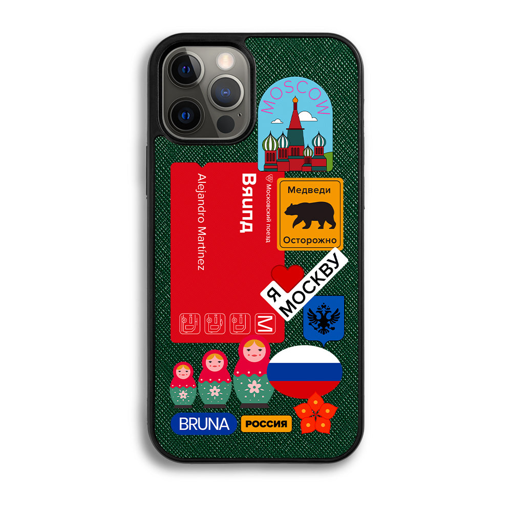 Moscow City Stickers - iPhone 12 Pro - Forest Green