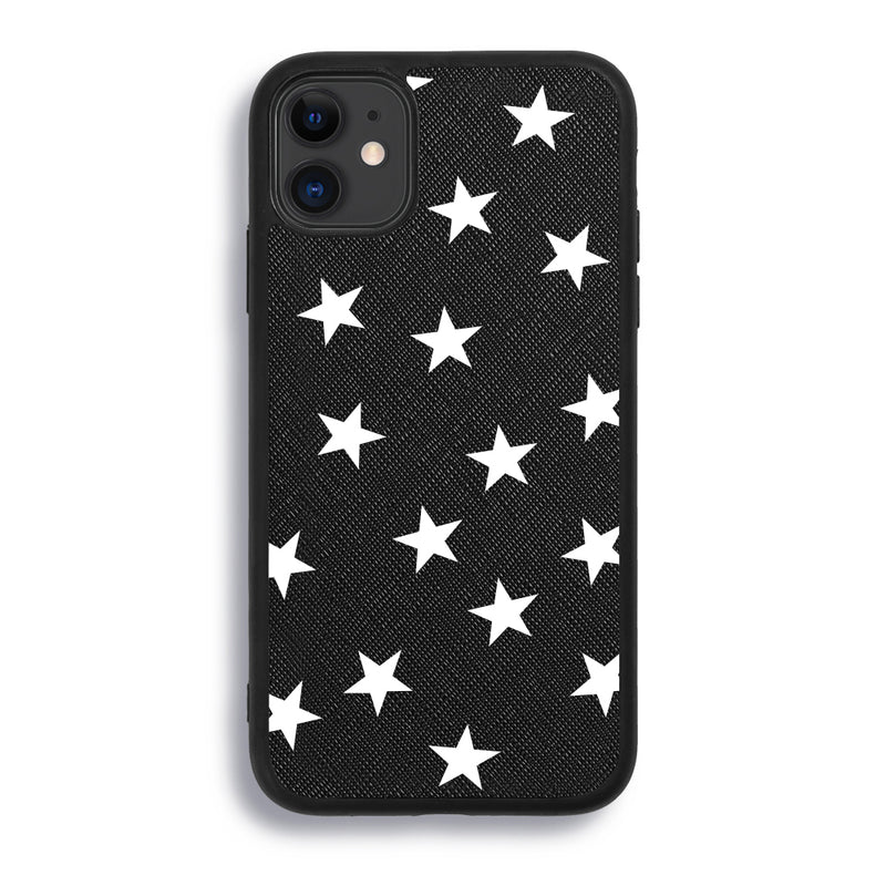 White Stars - iPhone 11 - Black Caviar 