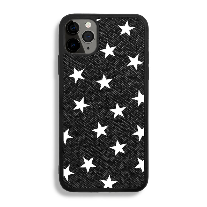 White Stars - iPhone 11 Pro - Black Caviar
