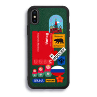 Moscow City Stickers - iPhone X/XS - Forest Green
