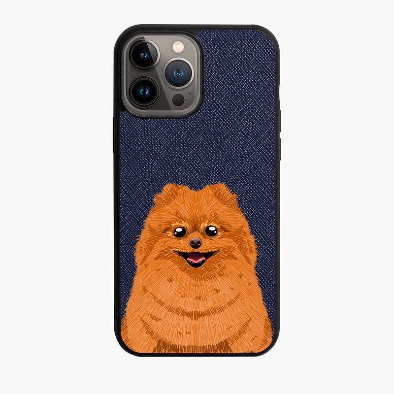 Pomeranian - iPhone 13 Pro Max - Navy Blue