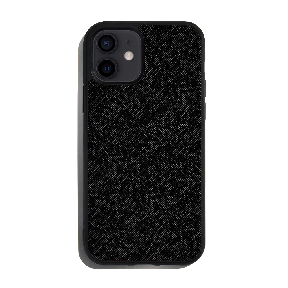 The Classic Phone Case - 12/ 12 Pro  - Black Caviar