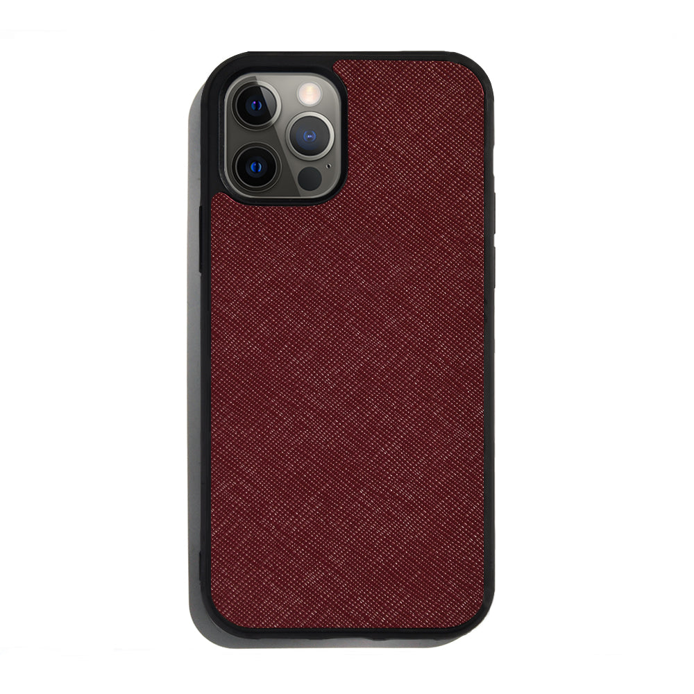 The Classic Phone Case - 12/ 12 Pro - Burgundy