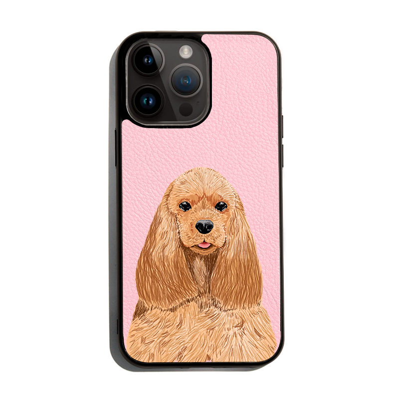 Cocker Spaniel - iPhone 14 Pro Max - Forbidden Pink