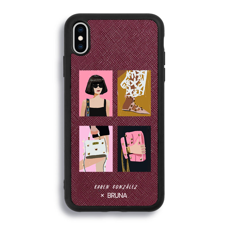 Fashion Favorites by Karen González- iPhone XS Max - Burgundy