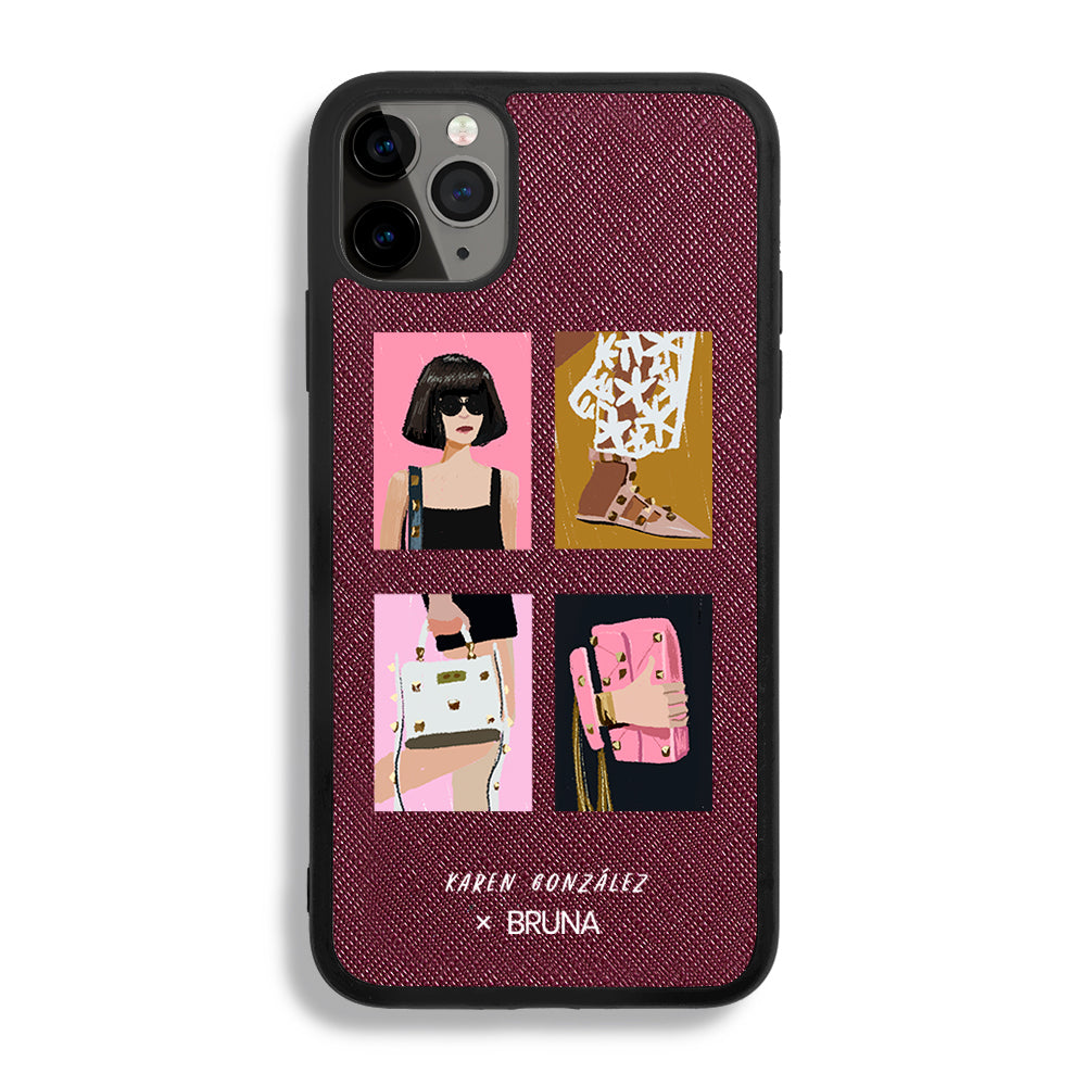 Fashion Favorites by Karen González- iPhone 11 Pro - Burgundy