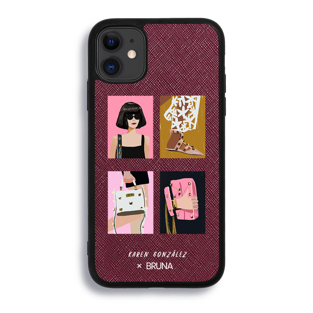 Fashion Favorites by Karen González- iPhone 11 - Burgundy
