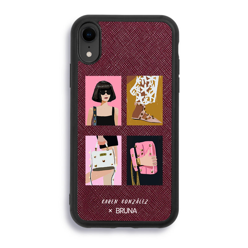 Fashion Favorites by Karen González- iPhone XR - Burgundy