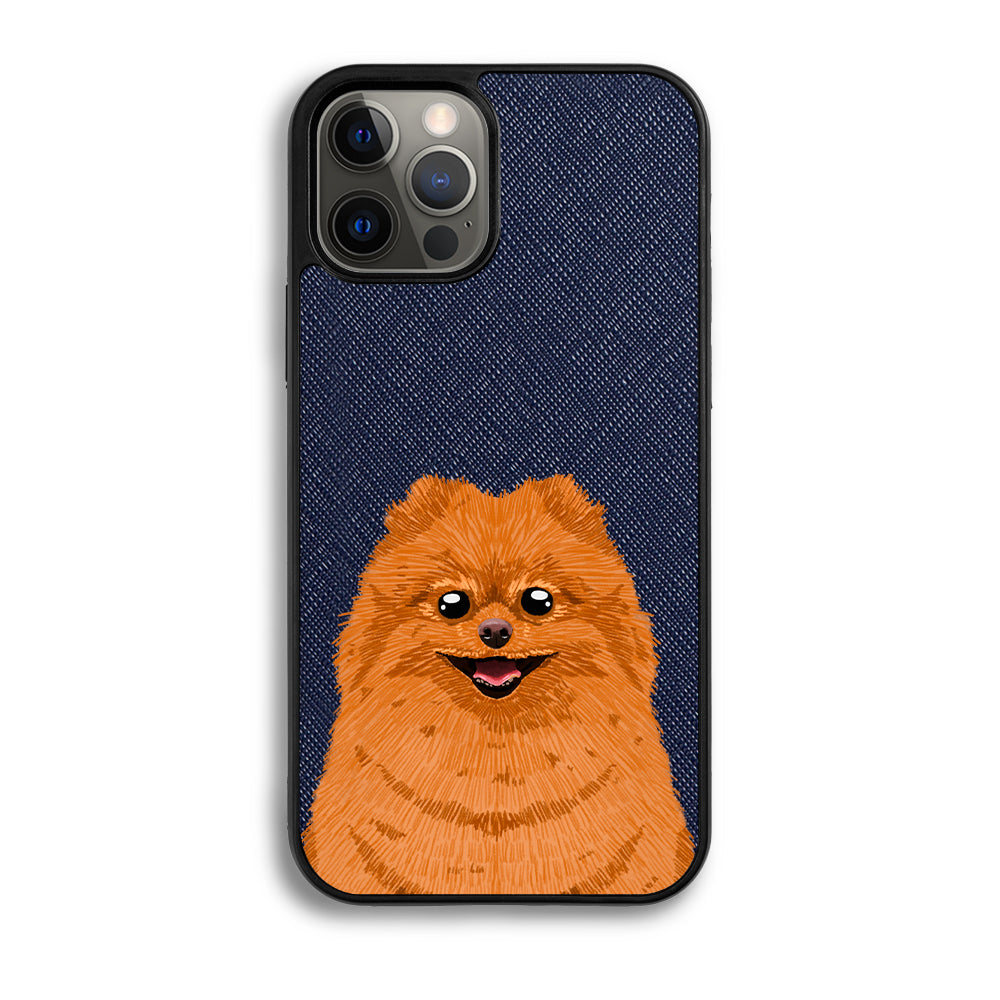 Pomeranian - iPhone 11 - Navy Blue