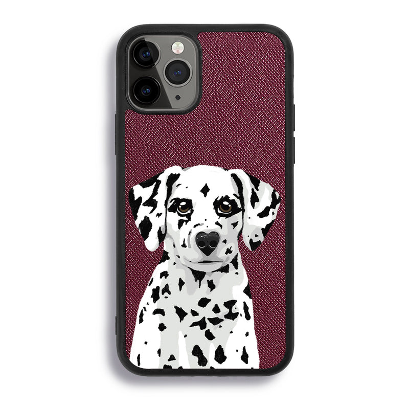 Dalmatian - iPhone 11 Pro - Burgundy