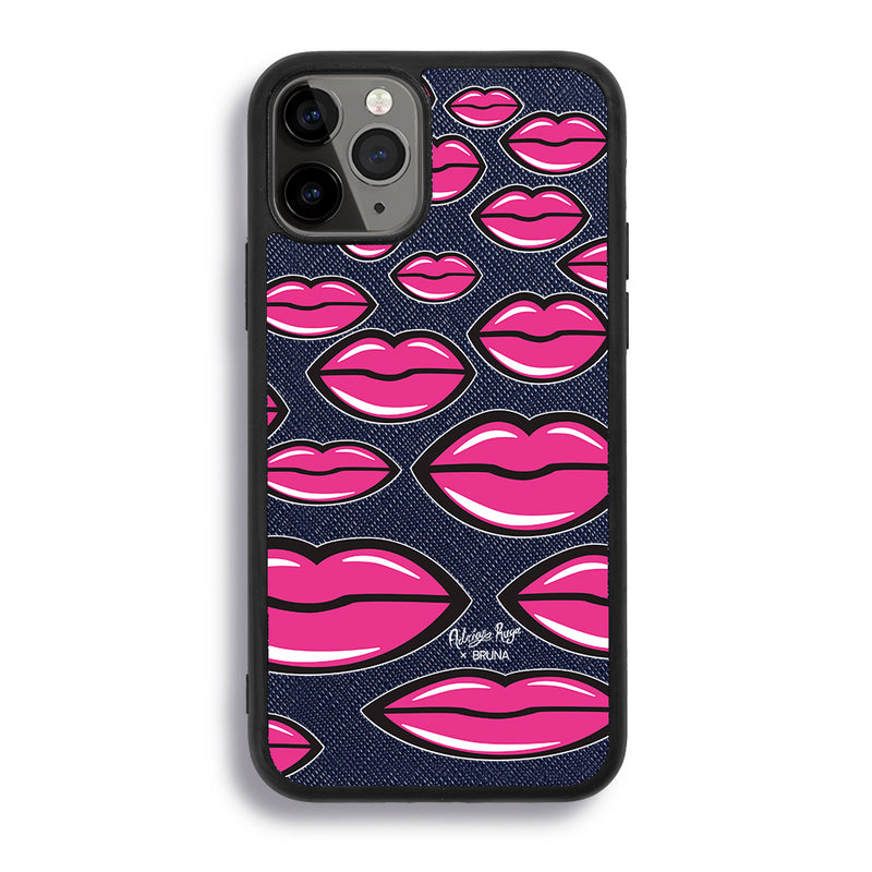Give You A Kiss by Adrián Ruga - iPhone 11 Pro - Navy Blue