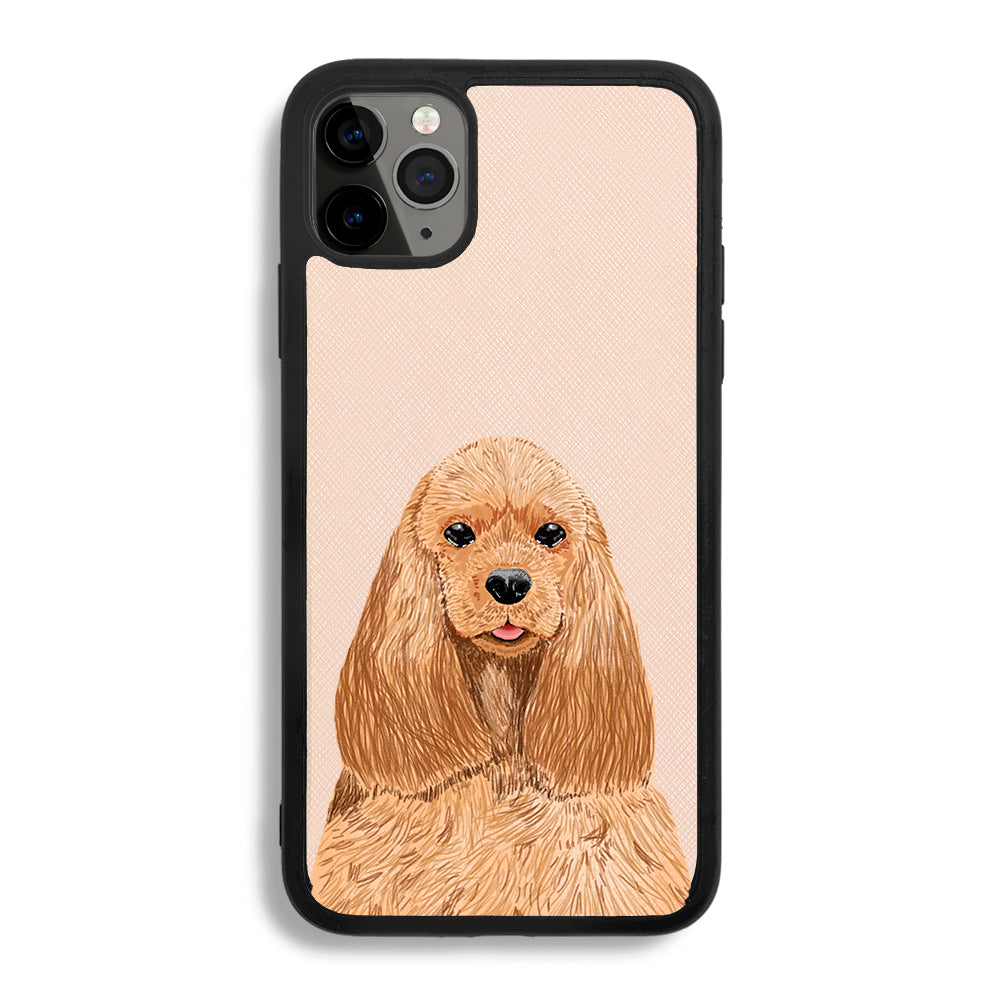 American Cocker Spaniel - iPhone 11 Pro Max - Pale Pink