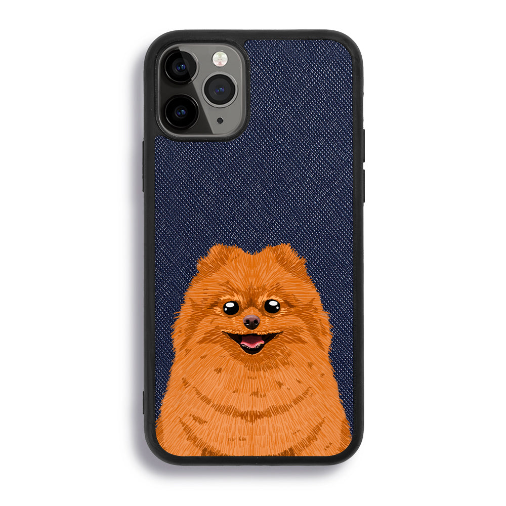 Pomeranian - iPhone 11 Pro - Navy Blue