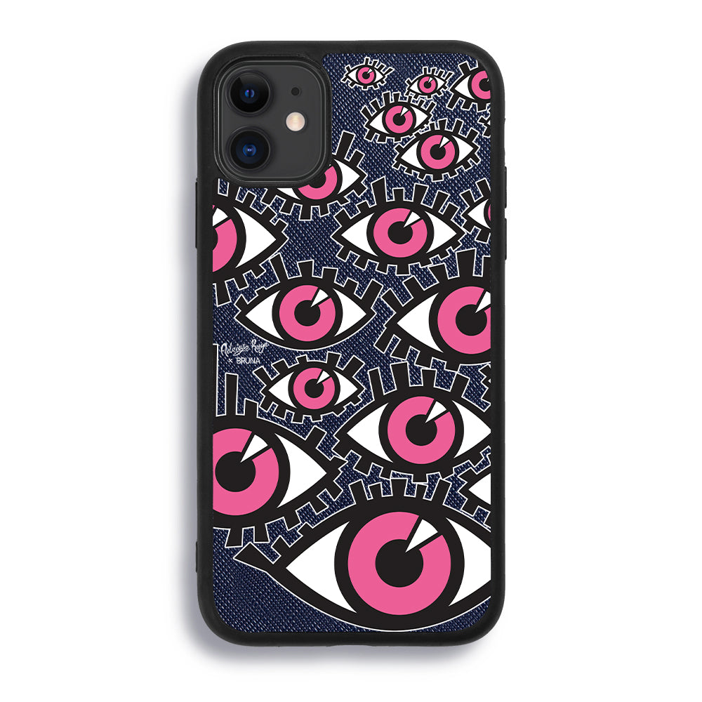 Look At Me Again by Adrián Ruga - iPhone 11 - Navy Blue