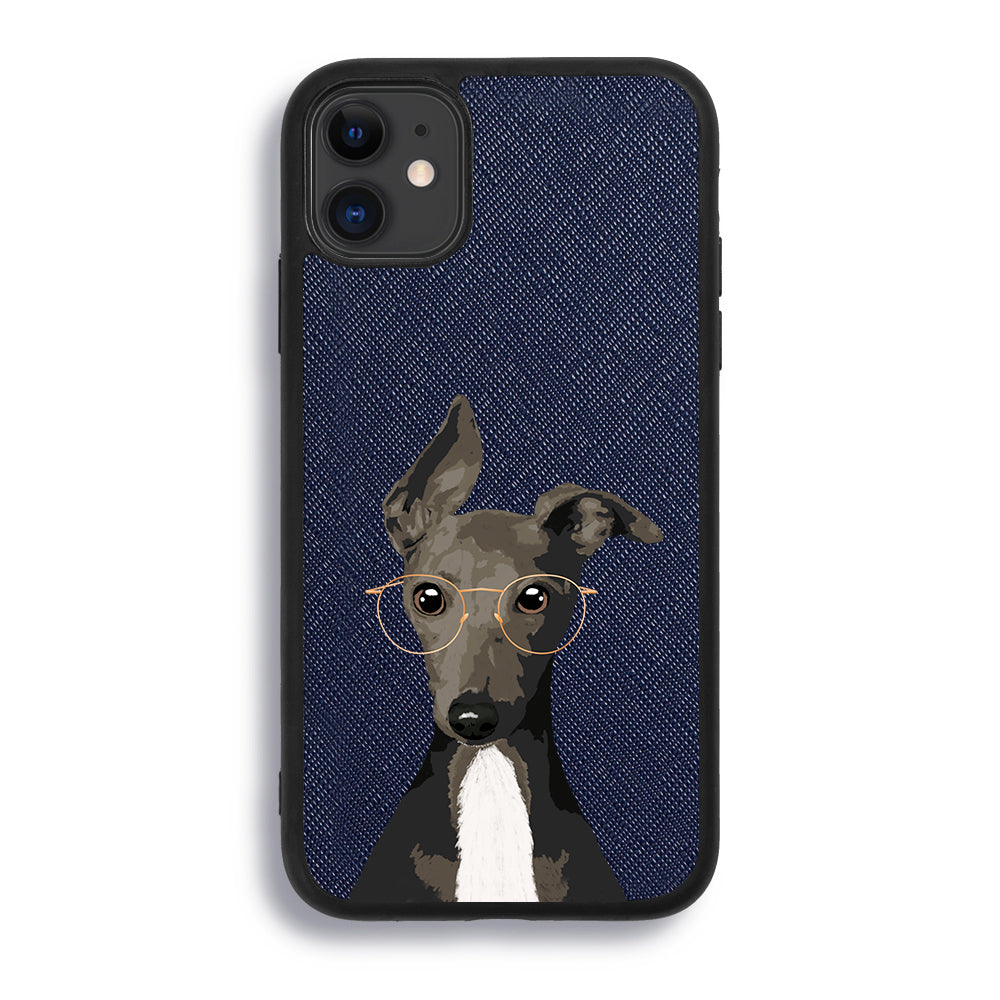 Italian Greyhound - iPhone 11 - Navy Blue