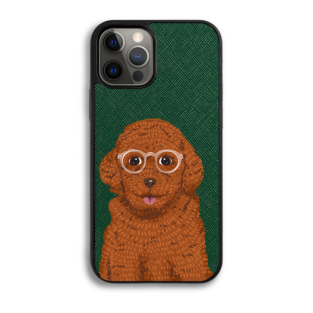 Poodle Toy - iPhone 12 Pro - Forest Green