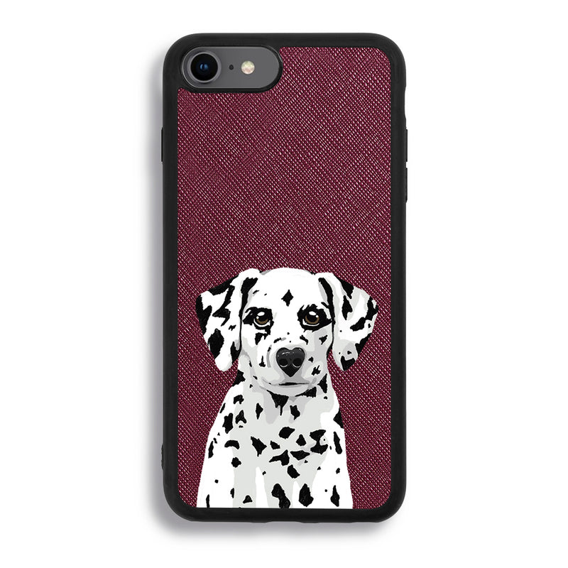 Dalmatian - iPhone 7/8/SE - Burgundy