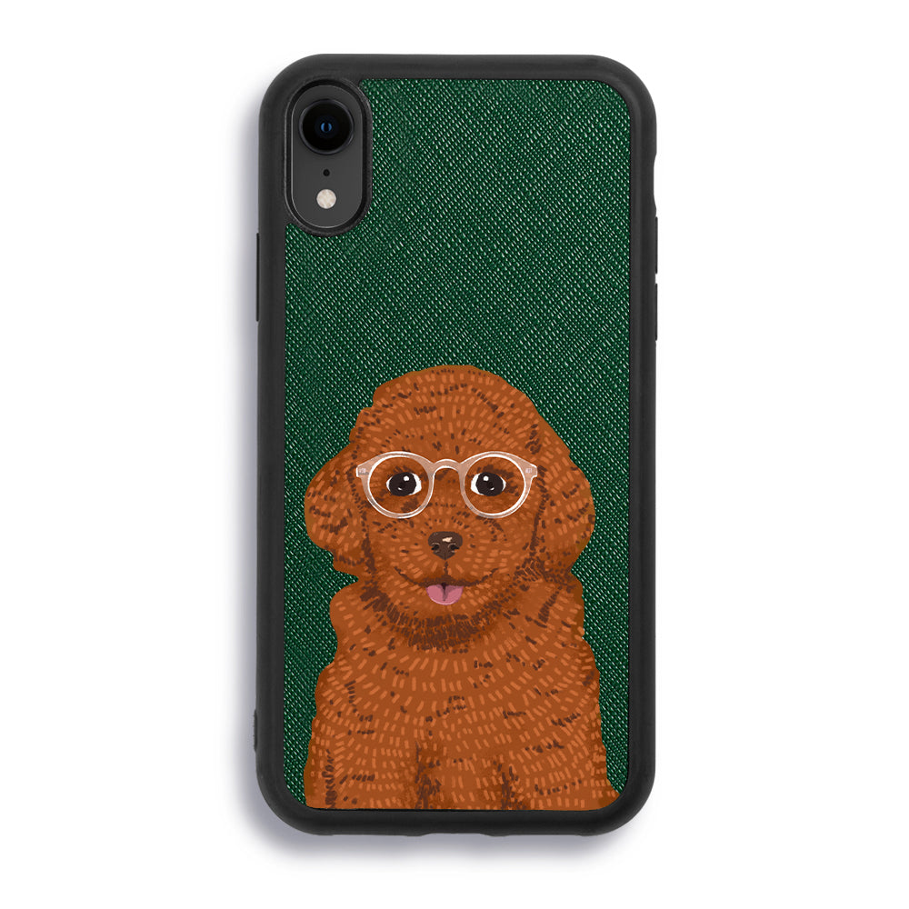Poodle Toy - iPhone XR - Forest Green