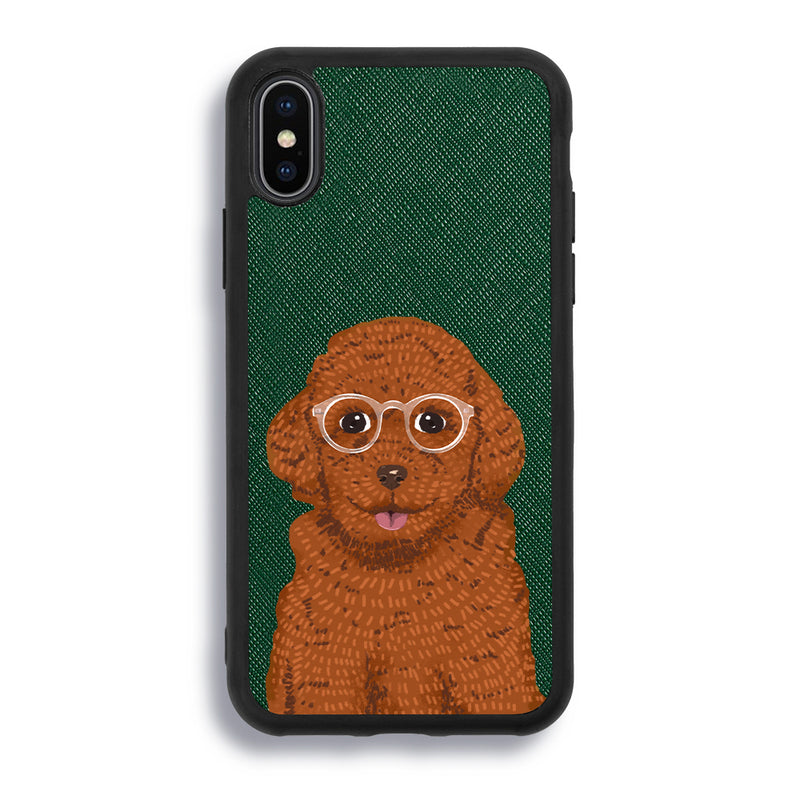 Poodle Toy - iPhone X/XS - Forest Green