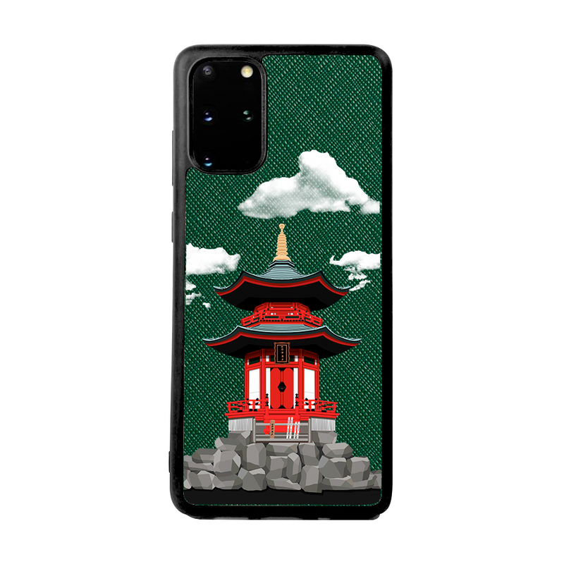 Japanese Building - Samsung S20 Plus - Forest Green