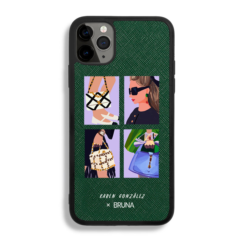 Fashion Moments by Karen González- iPhone 11 Pro - Forest Green