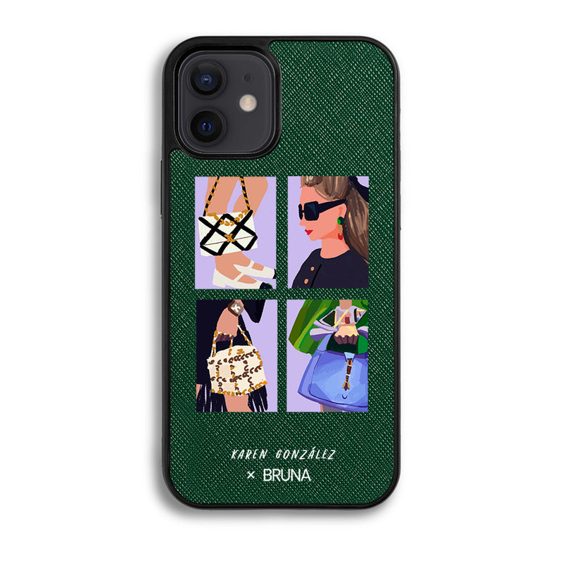 Fashion Moments by Karen González- iPhone 12 - Forest Green