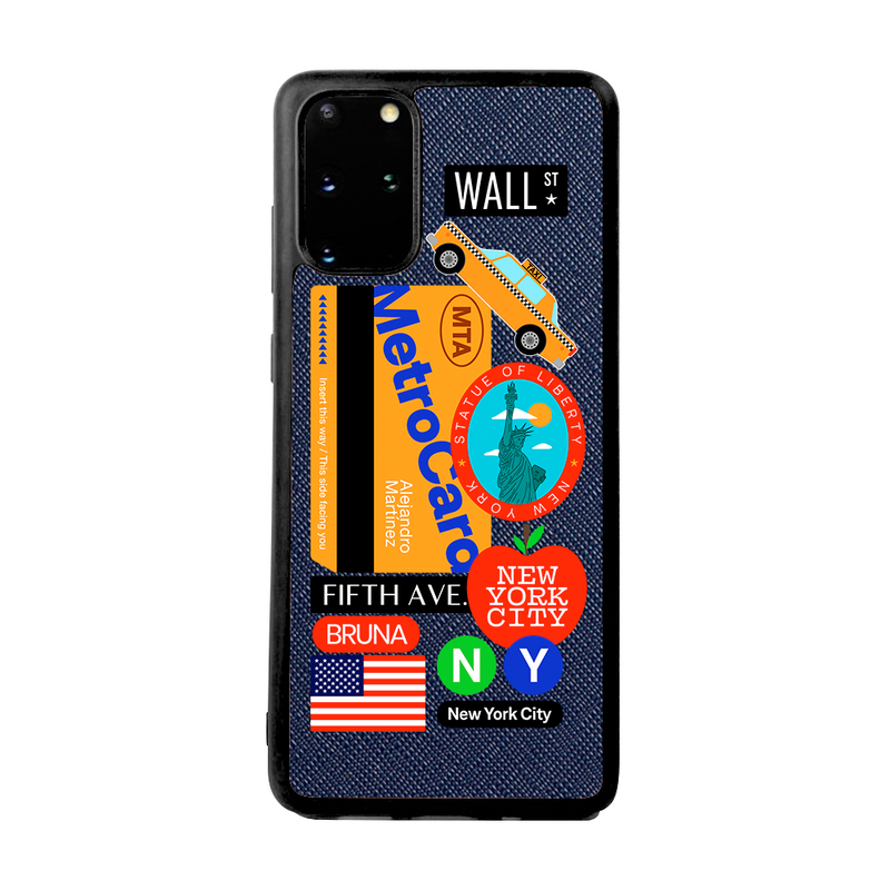 New York City Stickers - Samsung S20 Plus - Navy Blue