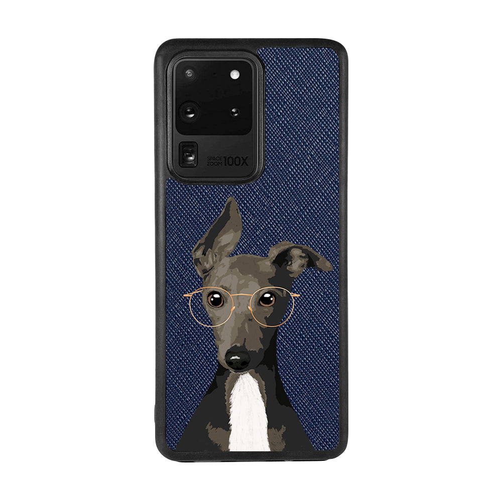 Italian Greyhound - Samsung S20 Ultra- Navy Blue