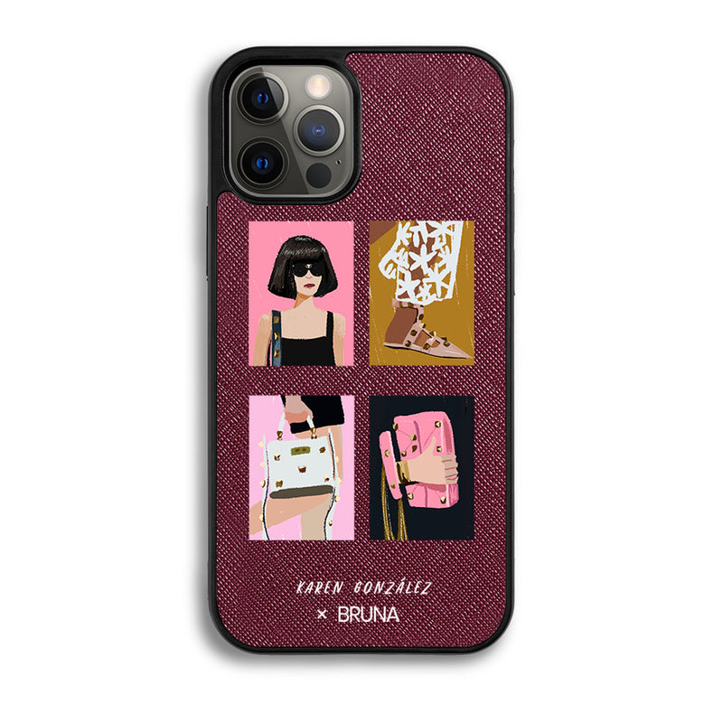 Fashion Favorites by Karen González- iPhone 12 Pro - Burgundy