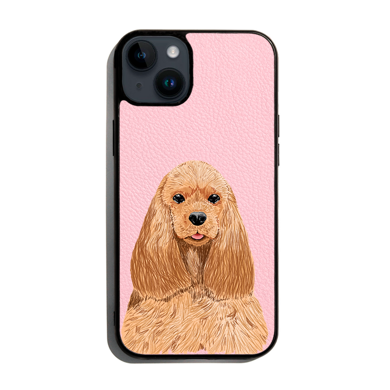 Cocker Spaniel - iPhone 14 - Forbidden Pink